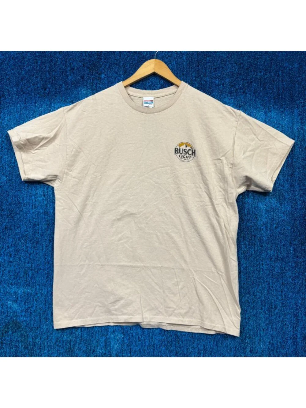 Busch Light Open Season Beer Game Hunting Trophy Baggy Tee L